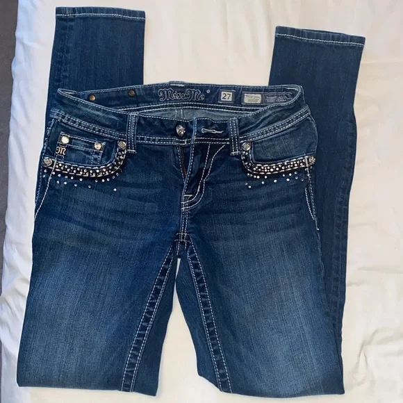 Miss me skinny jeans size 27 like new never worn - Picture 3 of 6